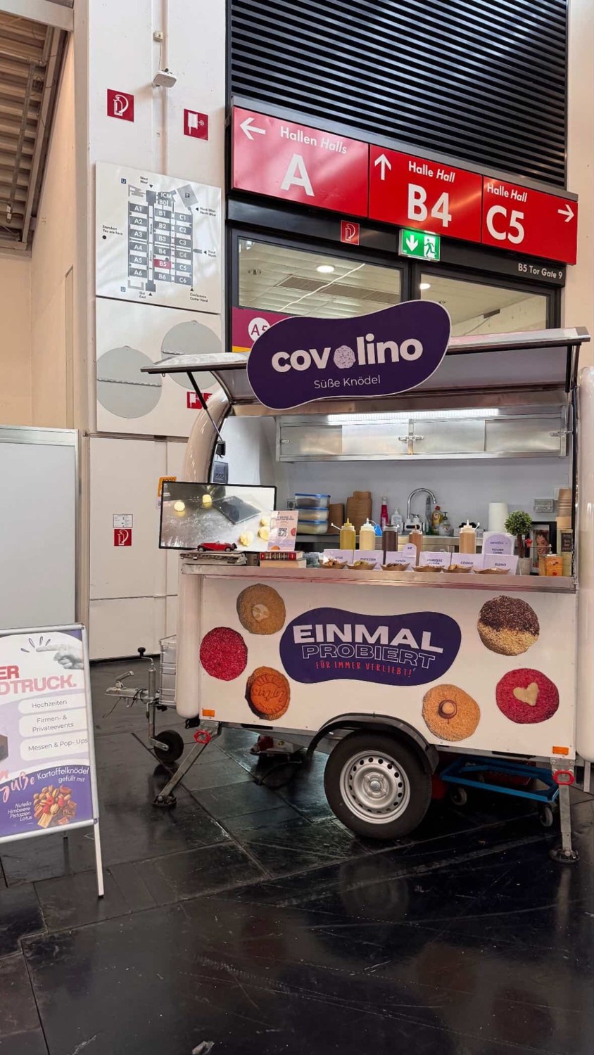 COVOLINO-Foodtruck auf einer Messe